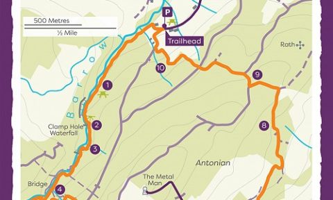 Map of Glenbarrow eco walk