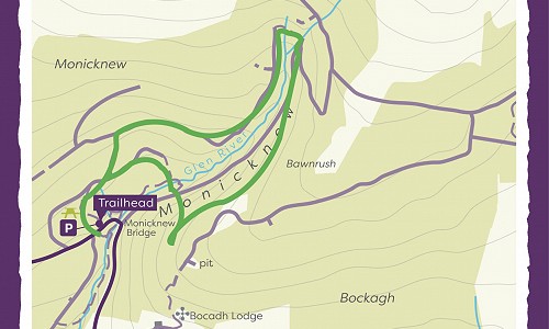 Map of monicknew valley walk
