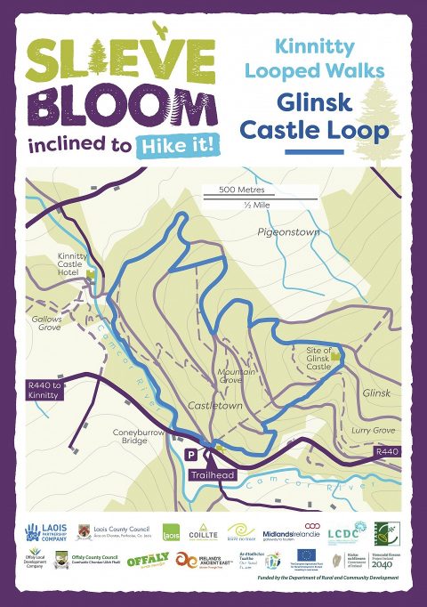 glinsk castle loop cropped map