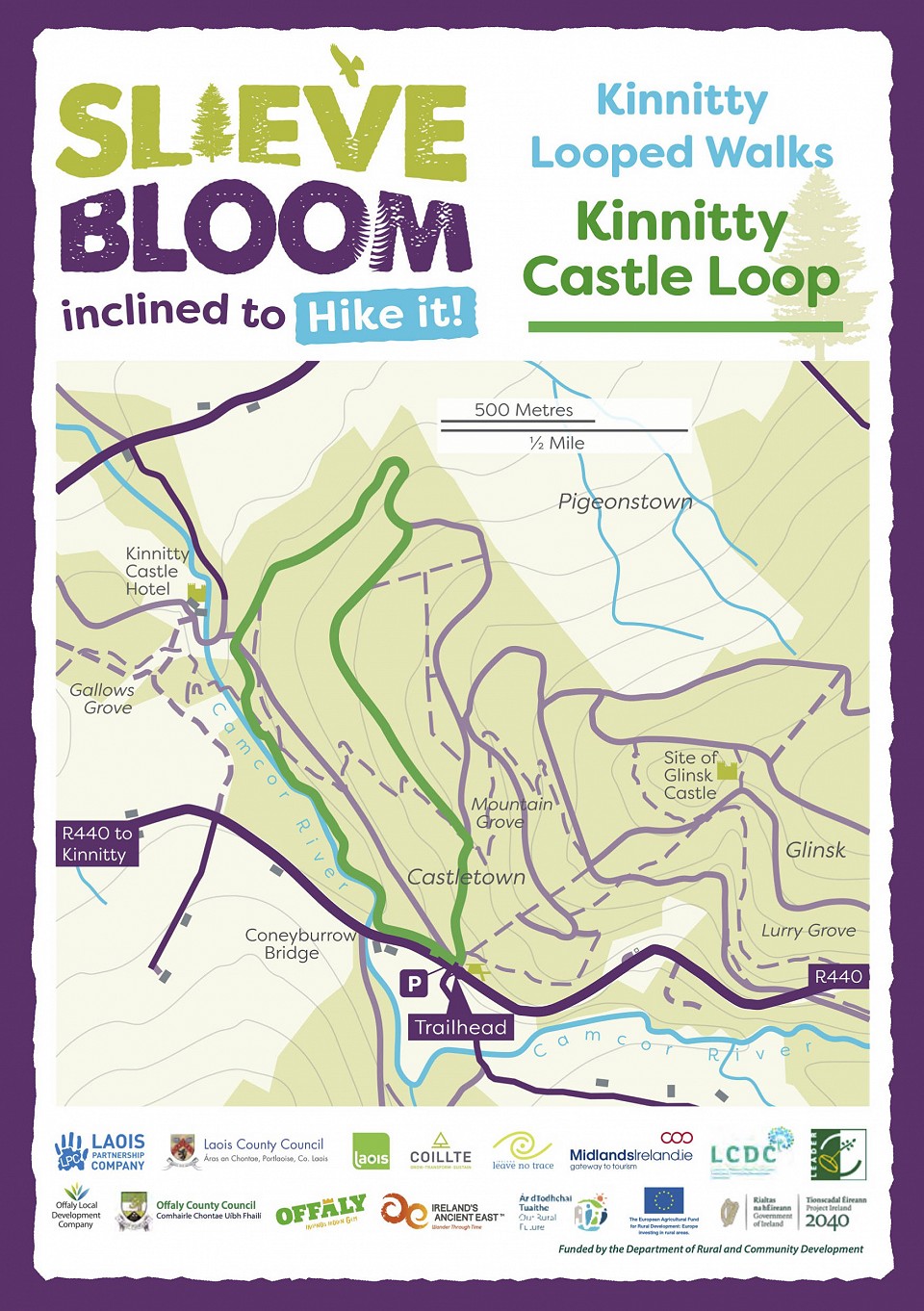 kinnitty castle loop map