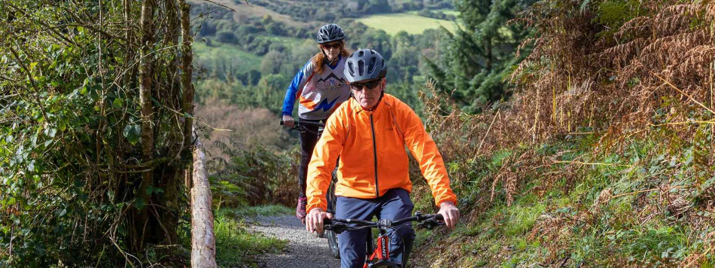 People cycling by wolftrap 